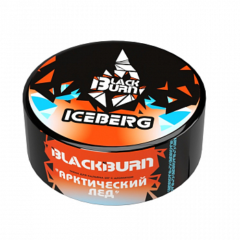 Табак Burn Black, 25гр "Something Icy / Iceberg / Арктический лёд"